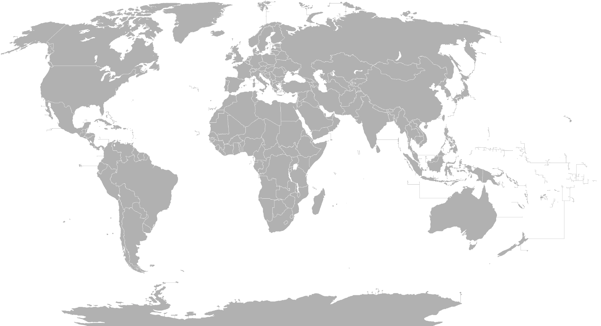 Mapa mundi mostrando alcance global de la metodología Amazon Ads